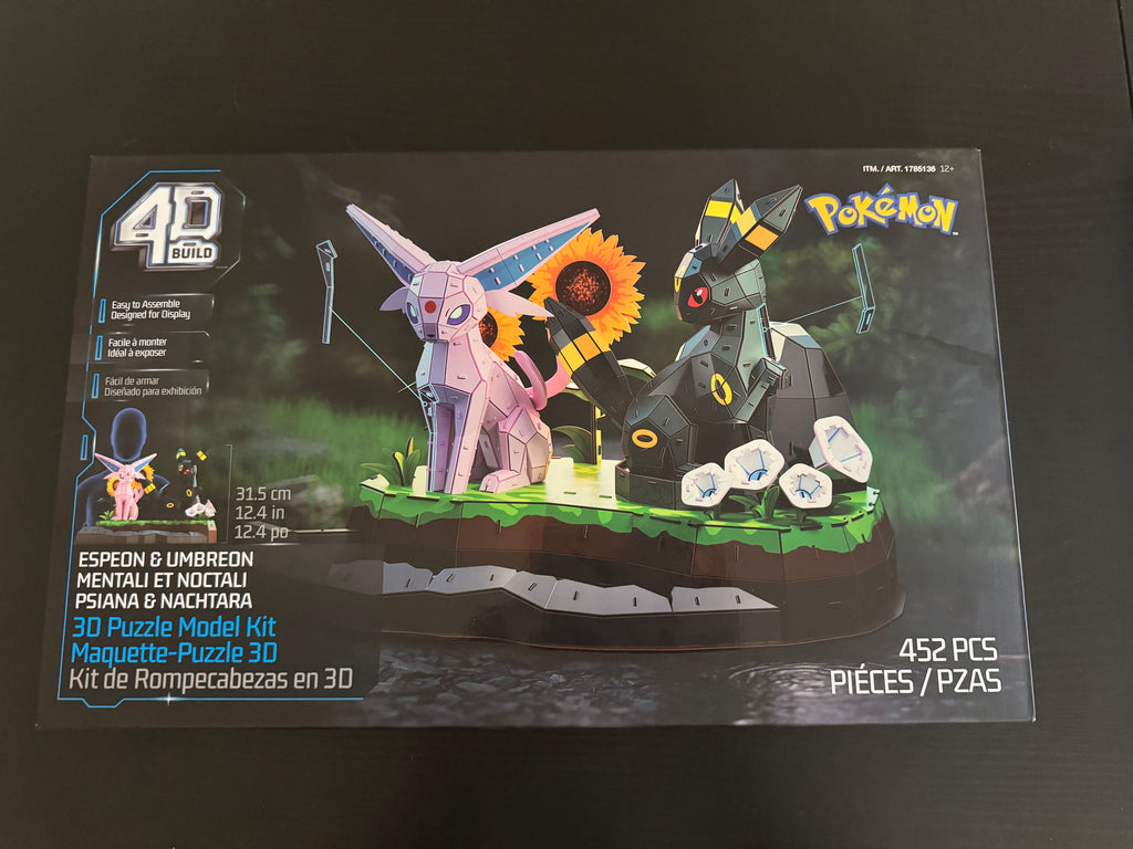 4D Build Pokemon Umbreond and Espeon 3D Puzzle Model Kit