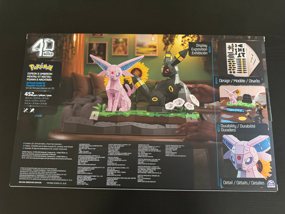 4D Build Pokemon Umbreond and Espeon 3D Puzzle Model Kit